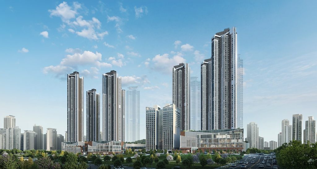 아크메르 동탄 공식 단지 투시도