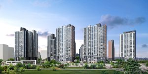 천안아산역 그랑시티필하우스 1BL 공식 단지 조감도